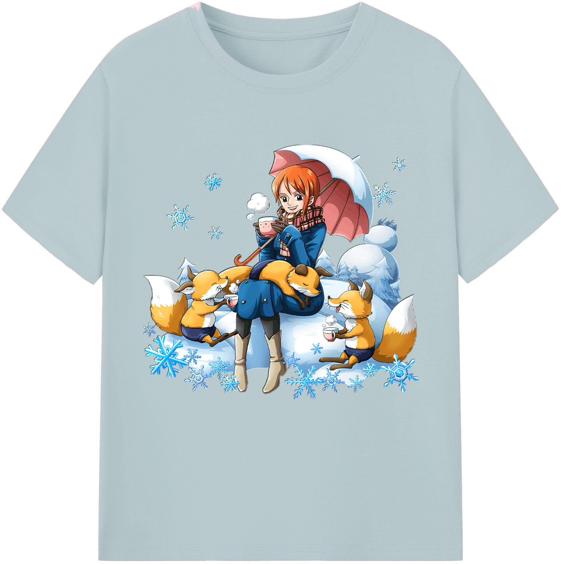ワンピース ナミ ONE PIECE Nami 綿100％半袖Tシャツ（フロントプリント）